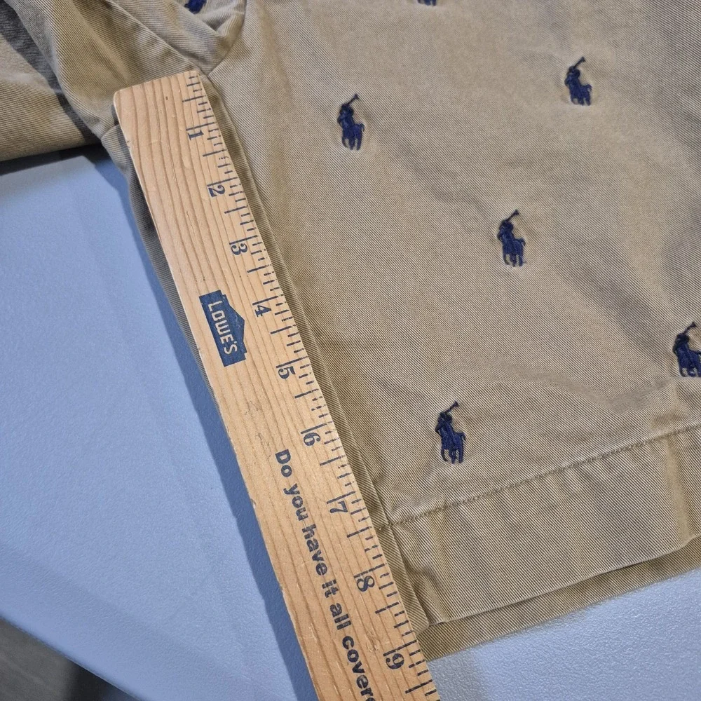 Polo Ralph Lauren Shorts Mens 35 Khaki Tan Classic Fit 9